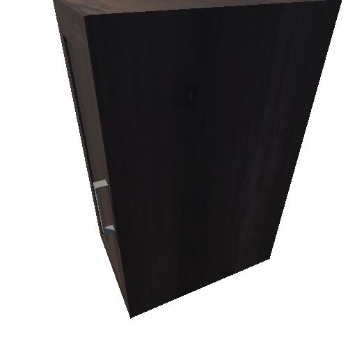 Cupboard Thin Side (Dark Wood)